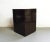 1960s Mid Century Modern Vintage Cube Accent Table Dark Brown For Sale - Image 5 of 6