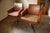 DDR Swivel Armchairs in Brown Faux Leather and Checkered Seat, 1970s, Set of 2 For Sale - Image 10 of 10