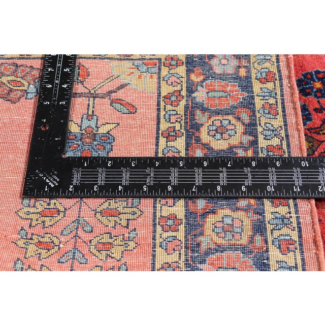 Textile Antique Persian Sarouk Rug, 03'04 X 04'11 For Sale - Image 7 of 10