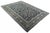 Mid-Century Modern Hand-Knotted Kashan Rug with Dark Blue with Floral Patterns For Sale - Image 3 of 13