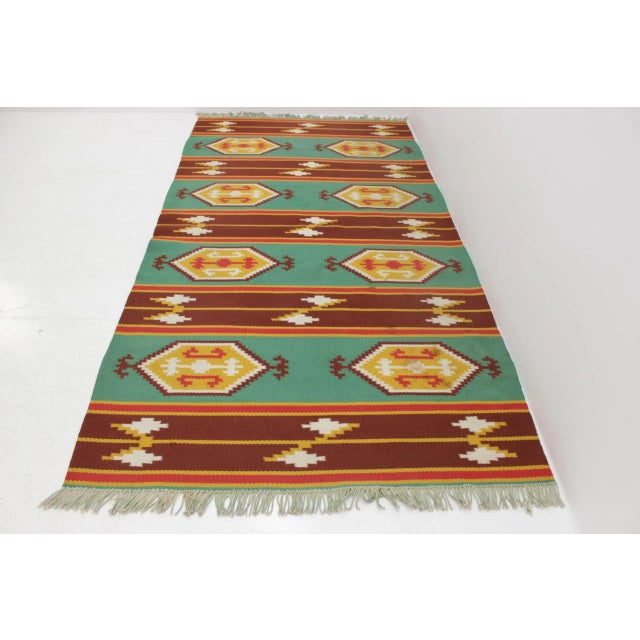 Mid-Century Modern Vintage Rug, 1970s For Sale - Image 3 of 6