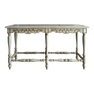 Italian Florentine Painted Console (Louis XVI Revival), C. 1930s–1940s For Sale