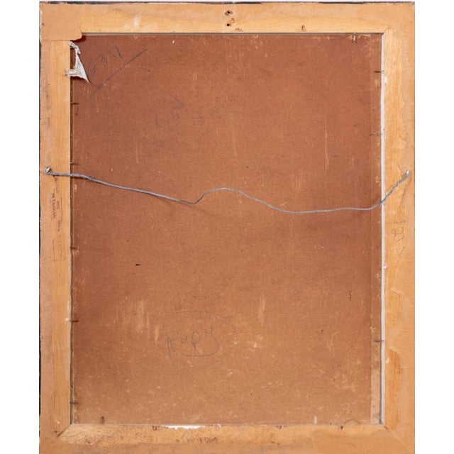 Austrian School Vienna Street Scene Oil on Board For Sale In New York - Image 6 of 7