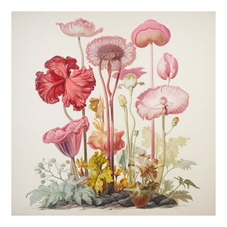 Antique Botanical Garden Study - Natural History Fine Art Print For Sale