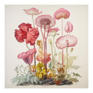 Antique Botanical Garden Study - Natural History Fine Art Print