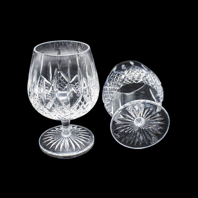 English Vintage Ships Decanter & Glass Duo, English, Crystal Glass, Brandy, Rum, Whiskey - 3 pcs For Sale - Image 3 of 12