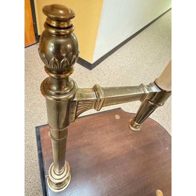 Vintage Styled After Stiffel Two Tier Table Reading Lamp For Sale - Image 9 of 16