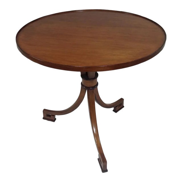 Walnut Klismos End Table For Sale