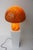 Beige Large Vintage Mushroom Lamp in Orange Art Glass from Peill & Putzler, 1970s For Sale - Image 8 of 18