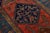 1900s Red and Blue Antique Bidjar Handmade Wool Rug For Sale - Image 4 of 8