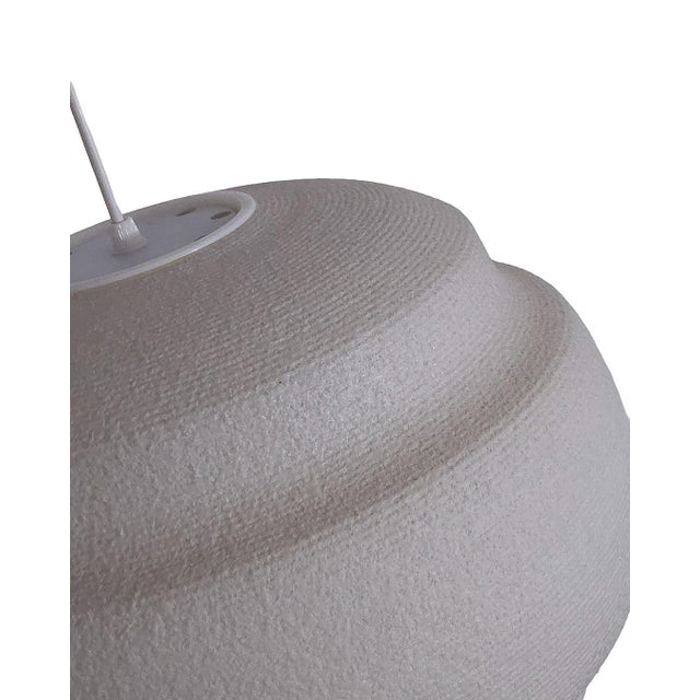 Mid-Century Modern Space Age Fiberglass Pendant Lamp, 1970s For Sale - Image 4 of 8