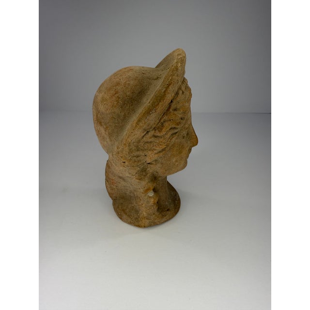Mediterranean Bust of a Greek Goddess For Sale - Image 3 of 6