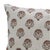 Handmade Floral Print Decorative Cushion Cover in Pure Linen 14x14-Indrajeet For Sale - Image 4 of 4