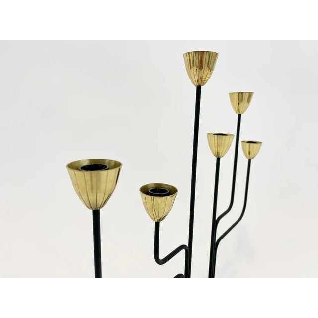 Gunnar Ander Scandinavian Candleholder by Gunnar Under, 1950s For Sale - Image 4 of 7