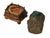 This naturalistic scholar’s rock or table sculpture is carved from a dark, rustic stone matrix designed to resemble an...
