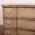 Wonderful 18th C Danish serpentine front 3 drawer oak commode with faux marble top. 1780 This piece is designed in the...