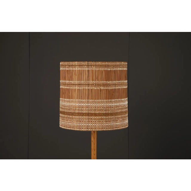 Maria Kipp Maria Kipp Mid-Century Organic Modern Natural Reed Woven Lampshade, 1960s For Sale - Image 4 of 8