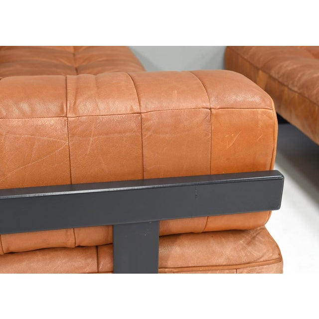 Vintage DS80 Daybed Sofa in Cognac Tan Leather from de Sede, 1970s For Sale - Image 16 of 18