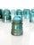 Antique Hemingray No. 12 Aqua Glass Telephone Insulator For Sale - Image 6 of 6