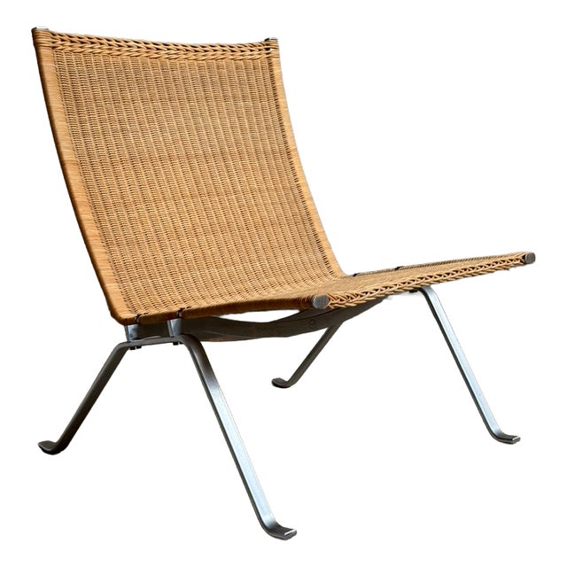 PK22 Lounge Chair by Poul Kjaerholm for Fritz Hansen, 1989 For Sale