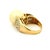 1990s Golden South Sea Pearl & Diamond 14k Gold Statement Ring, Size 7 For Sale - Image 4 of 12