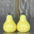 Mid 20th Century Vintage Boho Glazed Ceramic Pear Salt and Pepper Shakers For Sale - Image 5 of 5