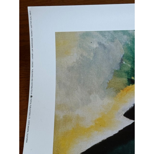 1990s Wassily Kandinsky Authentic Original Vtg. 1991 Tate Gallery Exhibition Poster of Masterpiece "Cossacks" (1910–1911) For Sale - Image 5 of 13