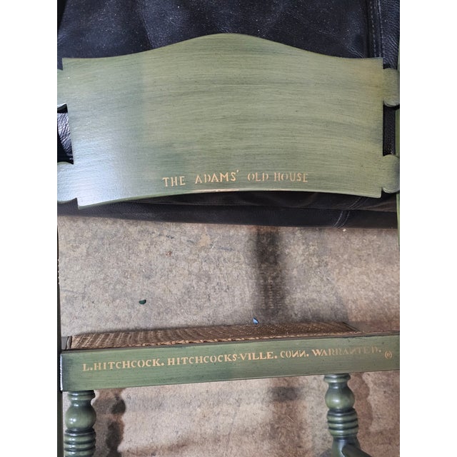 1970s Hitchcock Windsor Chairs with President John Adams - Set of 2 For Sale - Image 9 of 11