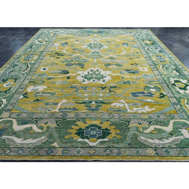 Turkish Oushak Rug 10'3" x 15'1" #20412 Explore a curated collection of hallway runners, wool rugs, and handmade...