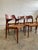 Brown Danish Mid Century Teak Niels Moller Model 55 and Model 71 Dining Chairs For Sale - Image 8 of 8