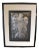 Framed Silver Tile With Angel Figure For Sale
