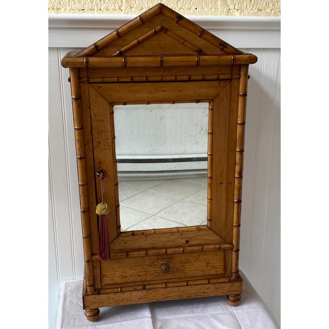 Early 20th Century Vintage French Country Pine Cabinet Chairish