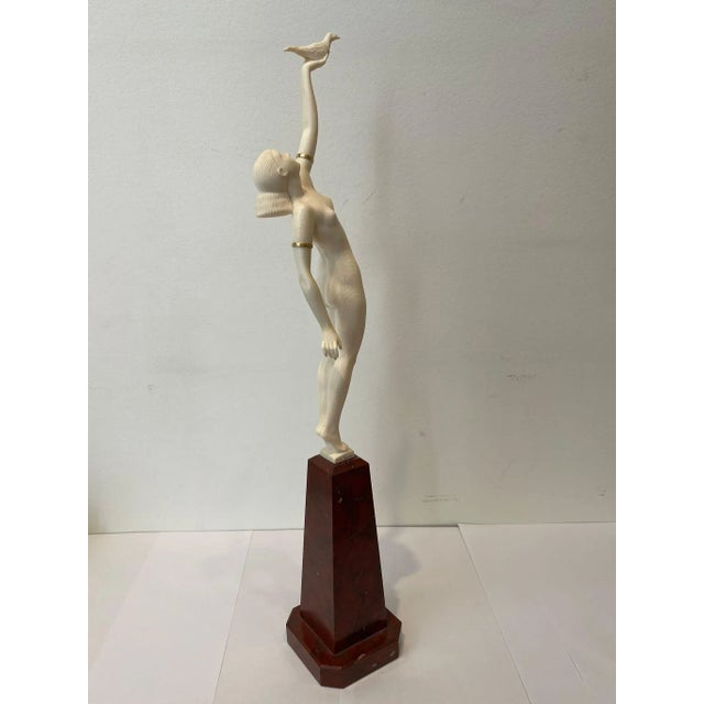Stone Pierre Le Faguays, Message of Love, 1925-1930, Marble For Sale - Image 7 of 18