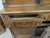 Impressive antique walnut step-back china cabinet featuring a tall, stately profile and beautiful traditional...