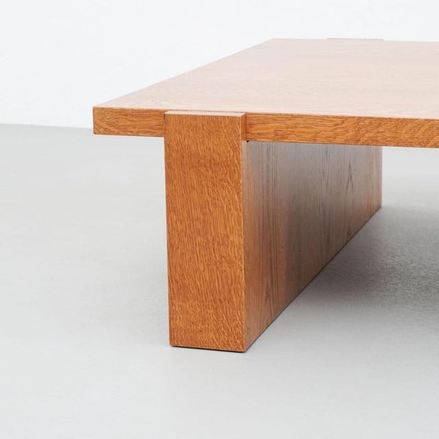 Mid-Century Modern Oak Low Center Table from Dada Est For Sale - Image 11 of 16