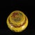 Yellow 1970s Yellow Ground Doucai "Fish & Algae" Small Ginger Jar With Lid For Sale - Image 8 of 9
