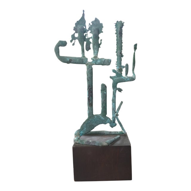 Mid Century Modern Metal Sculpture Chairish