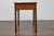 19th-Century English Georgian Oak Side Table with Chippendale Brass Hardware For Sale - Image 4 of 12
