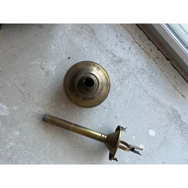Antique Brass Cigarette Stand For Sale In Chicago - Image 6 of 7