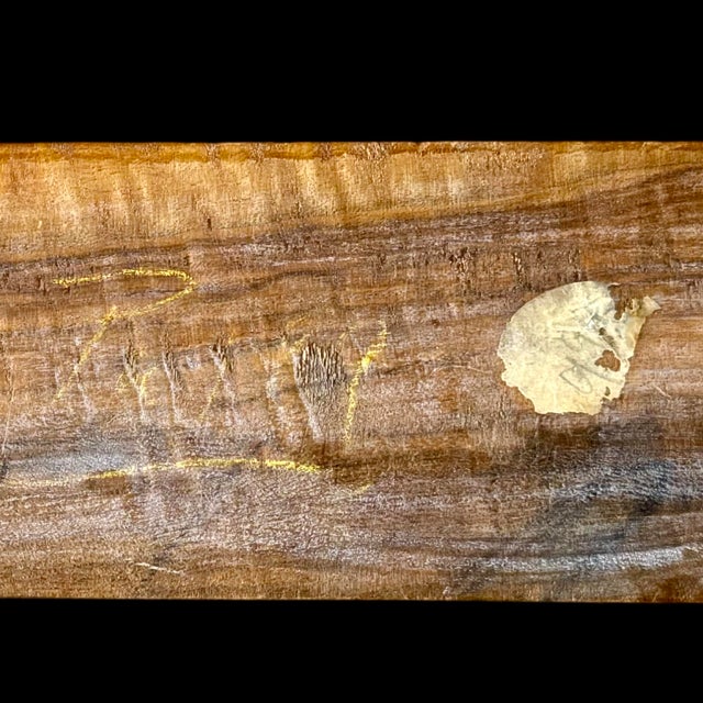 Wood Vintage French Bronze & Wood Decorative Wall Accent For Sale - Image 7 of 7