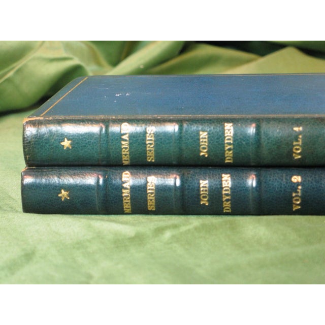 Animal Skin Book JOHN DRYDEN, THE MERMAID SERIES old Books edited Gorge Saintsbury Antique For Sale - Image 7 of 18