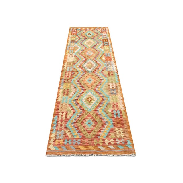 2000 - 2009 Contemporary Afghan Kilim Runner For Sale - Image 5 of 6