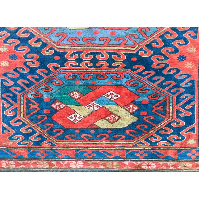 Early 20th Century Persian Kazak Rug For Sale - Image 13 of 15