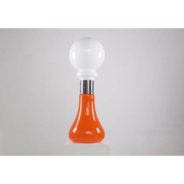 Glass Floor Lamp, 1970s For Sale - Image 6 of 6