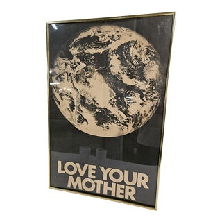 Rare “Love Your Mother" Poster. Environmental Action, 1972 For Sale