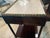 Mid 20th Century Mahogany End Table With Marble Top and Brass Gallery Rail For Sale - Image 5 of 15