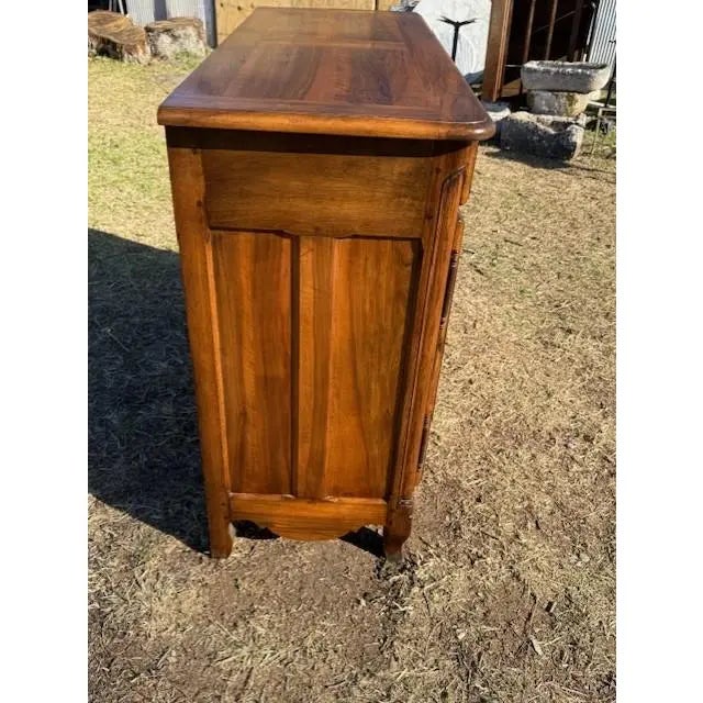 Sienna 19th Century French Country Solid Walnut Sideboard / Buffet For Sale - Image 8 of 16