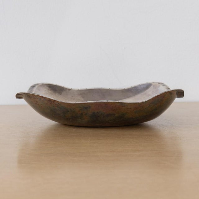 1930s French Alpaca Wavy Bowl For Sale In Los Angeles - Image 6 of 11