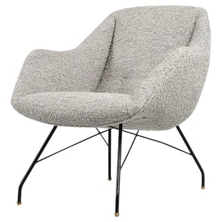 Concha Lounge Chair by Carlo Hauner Martin Eisler, Brazil, 1950s For Sale