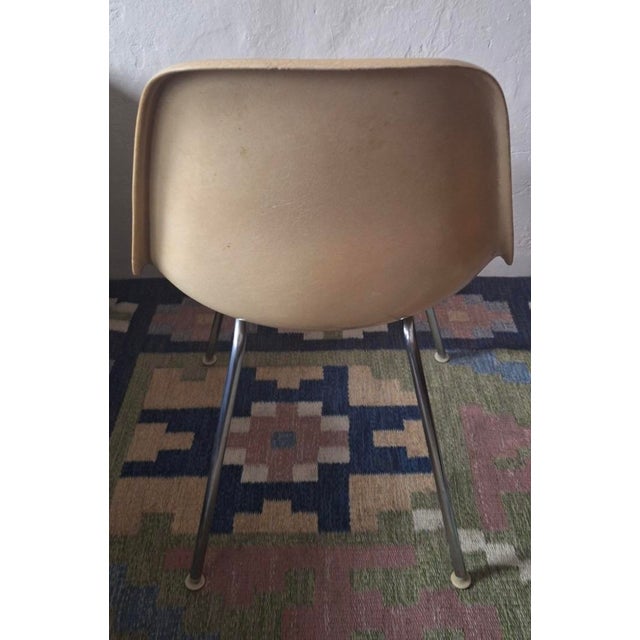 Metal Early DSX Fiberglass Chair by Charles & Ray Eames for Herman Miller, 1950s For Sale - Image 7 of 13